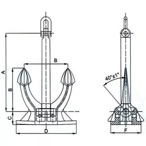Якорь Spek марка Сталь 20, ГОСТ 30563-98 в г. Челябинск